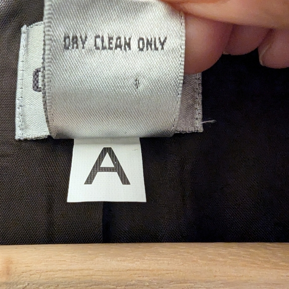 Chico's Brown Silk Linen Blend Blazer Button Front Collar 3/4 Sleeves- 3 (XL/16) - Picture 14 of 16